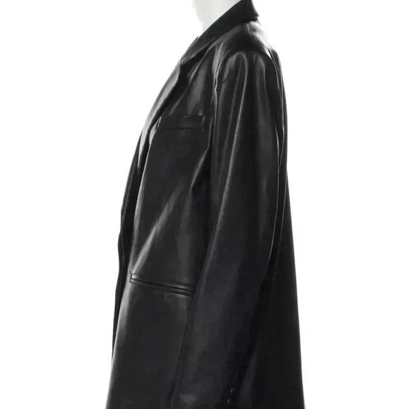 Maria Vittoria Paolillo Vegan Leather Blazer - Picture 2 of 4